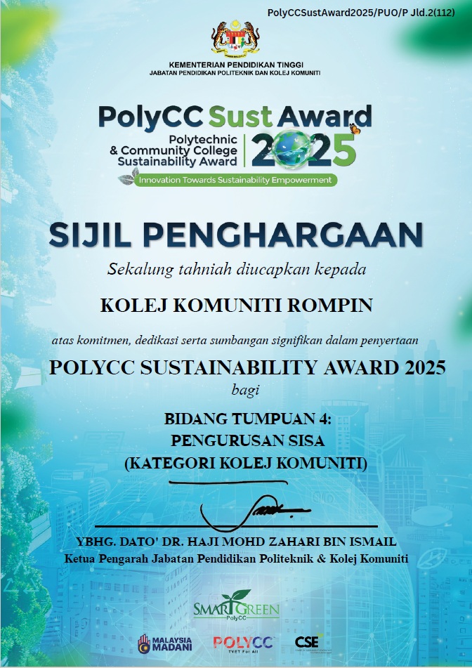 Sijil Sustainability 25