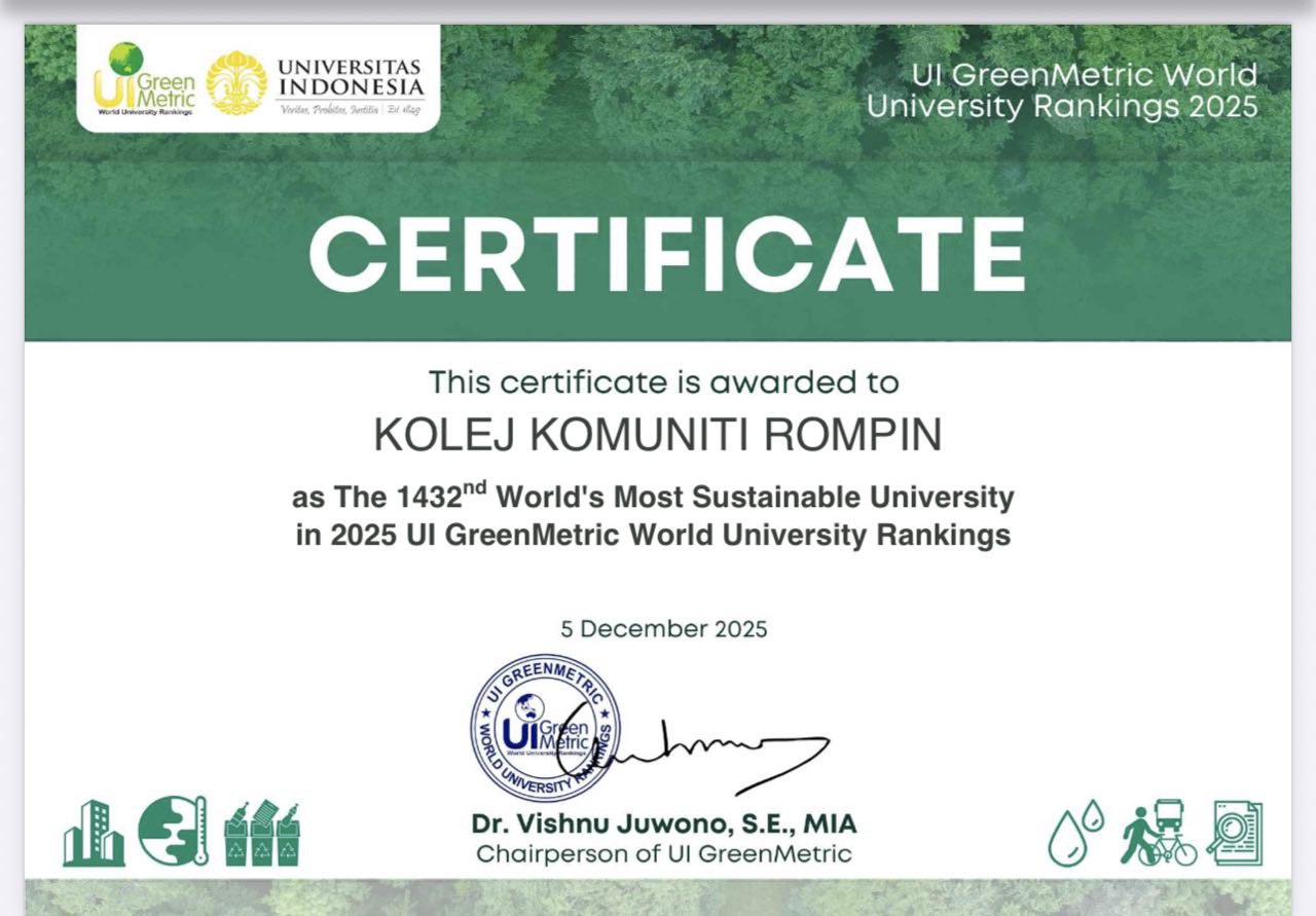 UI GreenMetric World University Ranking 2025